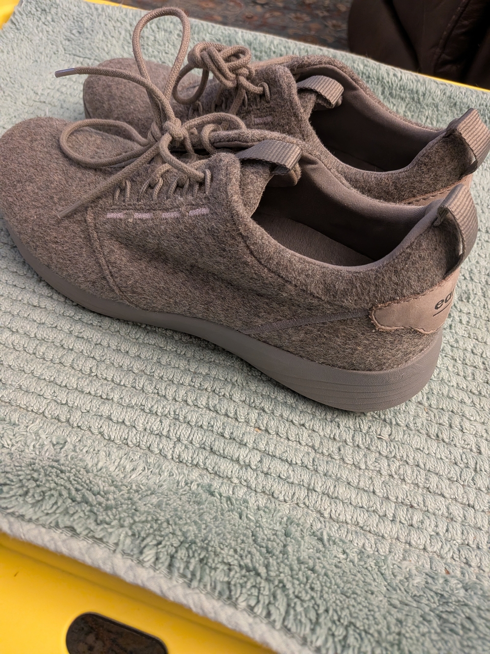 Earth Scenic Quartz Women’s Gray Fabric Comfort Lace-Up Sneakers 8.5M Eco Design
